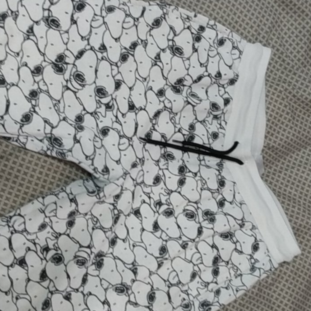 Snoopy print sweatpants
